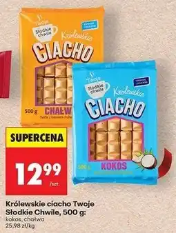 Biedronka Królewskie ciacho chałwa Twoje Słodkie Chwile oferta
