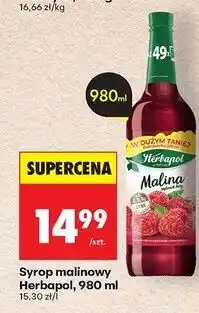 Biedronka Syrop malina Herbapol oferta