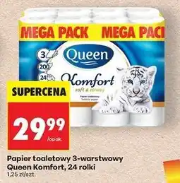 Biedronka Papier toaletowy komfort Queen oferta