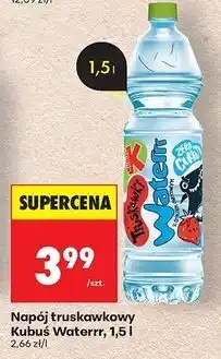 Biedronka Woda truskawkowa Kubuś Waterrr oferta