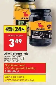 Biedronka Oliwki czarne drylowane El Toro Rojo oferta