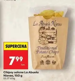 Biedronka Chipsy ziemniaczane produkt bezglutenowy La Abuela Nieves oferta