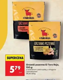 Biedronka Grzanki pszenne z oregano i pomidorami El Toro Rojo oferta