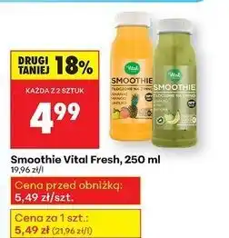 Biedronka Smoothie jabłko-kiwi-banan Vital Fresh oferta