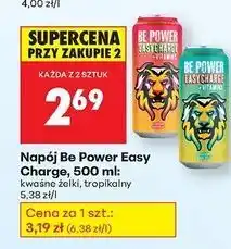 Biedronka Napój energetyczny tropikalny Be Power oferta