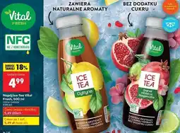 Biedronka Napój ice tea granat hibiskus bergamotka Vital Fresh oferta