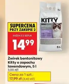 Biedronka Żwirek lawendowy Kitty oferta