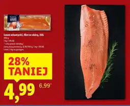 Lidl Łosoś atlantycki filet ze skórą XXL 100g Pasta Fish oferta