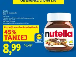 Lidl Krem do smarowania Nutella 350g oferta