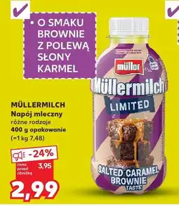 Kaufland Napój mleczny Müllermilch różne rodzaje oferta