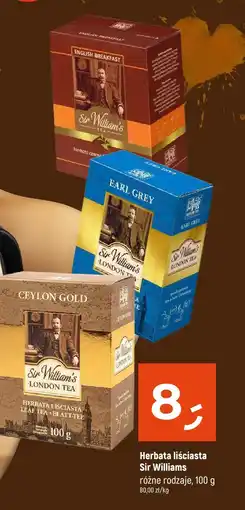 Dealz Herbata liściasta Sir Williams różne rodzaje 100 g oferta