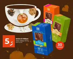 Dealz Herbata Sir Williams różne rodzaje 45-54g oferta