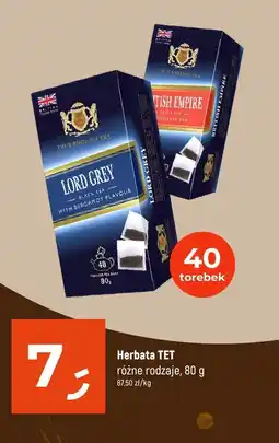 Dealz Herbata TET różne rodzaje 80g oferta
