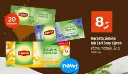 Dealz Herbata zielona lub Earl Grey Lipton 32g oferta