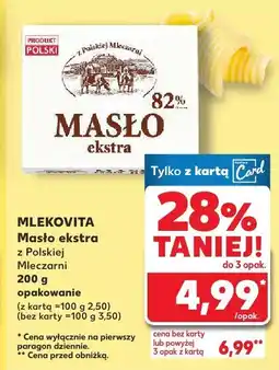Kaufland Masło ekstra 200 g Mlekovita oferta