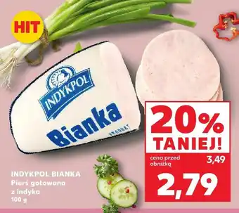 Kaufland Pierś gotowana z indyka Bianka Indykpol oferta