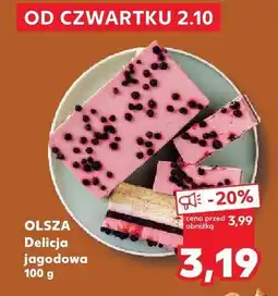 Kaufland Ciasto Delicja jagodowa Olsza oferta