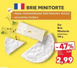 Kaufland Ser pleśniowy Brie Minitorte Kaufland oferta