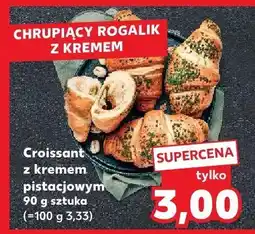 Kaufland Croissant z kremem pistacjowym Kaufland oferta