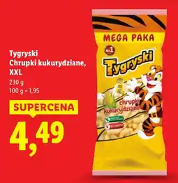 Lidl Chrupki kukurydziane XXL Tygryski oferta