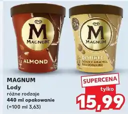 Kaufland Lody różne rodzaje Magnum oferta