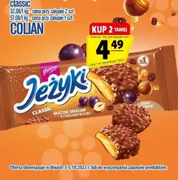 Prim Market Ciastka Jeżyki Goplana classic 140g Colian oferta