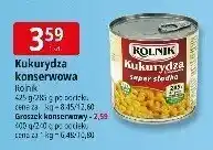 E.Leclerc Kukurydza konserwowa Rolnik 425g oferta