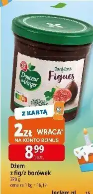 E.Leclerc Dżem z fig/borówek Confiture oferta
