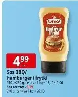 E.Leclerc Sos BBQ/hamburger i frytki 500ml Rustica oferta