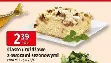 E.Leclerc Ciasto drożdżowe z owocami sezonowymi Leclerc oferta