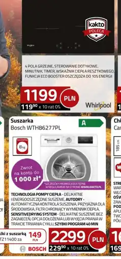Kakto Suszarka Bosch WTH86277PL oferta