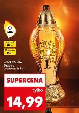 Kaufland Znicz szklany Drzewo oferta