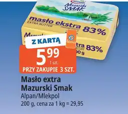 E.Leclerc Masło ekstra Mazurski Smak oferta