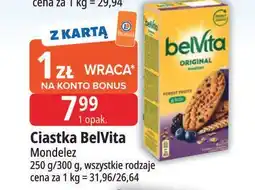 E.Leclerc Ciastka zbożowe owoce leśne Belvita oferta