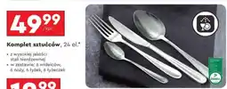Biedronka Komplet sztućców, 24 el oferta