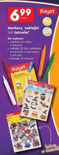 Biedronka Markery, naklejki lub tatuaże oferta
