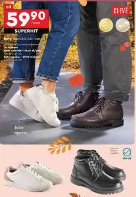 Biedronka Buty damskie lub męskie oferta