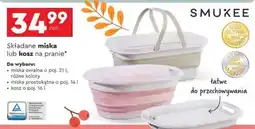 Biedronka Składane miska lub kosz na pranie oferta