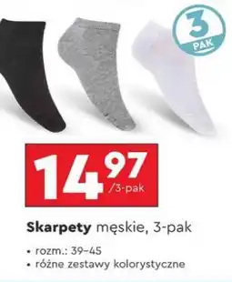 Biedronka Skarpety męskie, 3-pak oferta