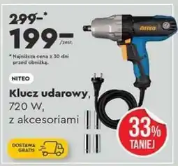 Biedronka Klucz udarowy, 720 W, z akcesoriami oferta