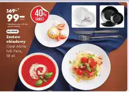 Biedronka Zestaw obiadowy Opal Abria lub Fera, 18 el oferta