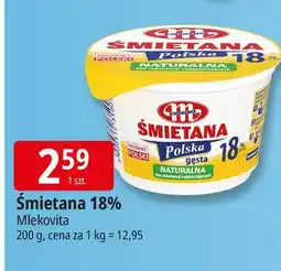 E.Leclerc Śmietana polska 18 % Mlekovita oferta