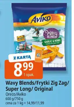 E.Leclerc Frytki wavy garlic & herbs Aviko oferta