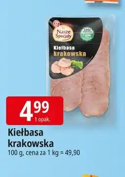 E.Leclerc Kiełbasa krakowska Wiodąca Marka Nasze Polskie Specjały oferta