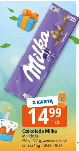 E.Leclerc Czekolada alpine milk Milka oferta