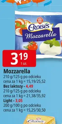 E.Leclerc Mozzarella light Wiodąca Marka Croises oferta