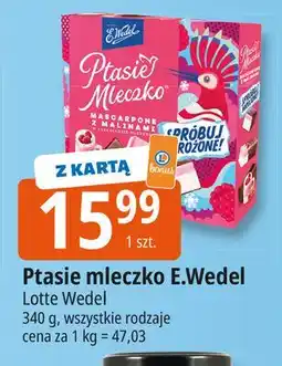 E.Leclerc Czekoladki mascarpone z malinami E. Wedel Ptasie Mleczko oferta