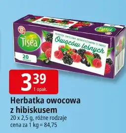 E.Leclerc Herbata owoce leśne Wiodąca Marka Tisea oferta