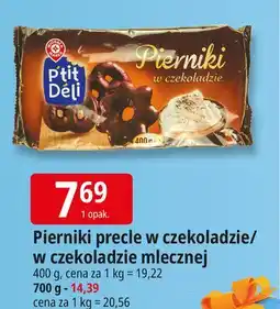 E.Leclerc Pierniki w czekoladzie gorzkiej Wiodąca Marka P'tit Deli oferta