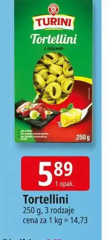 E.Leclerc Tortellini z mięsem Wiodąca Marka Turini oferta